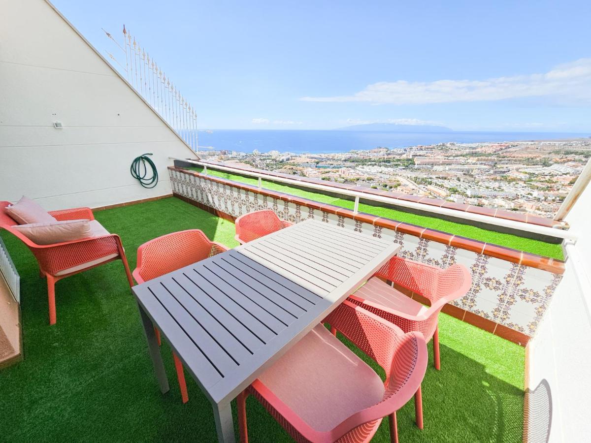 Luxury Sunset 408 Heated Pool With Air Condition And Sea Views Адехе Екстериор снимка